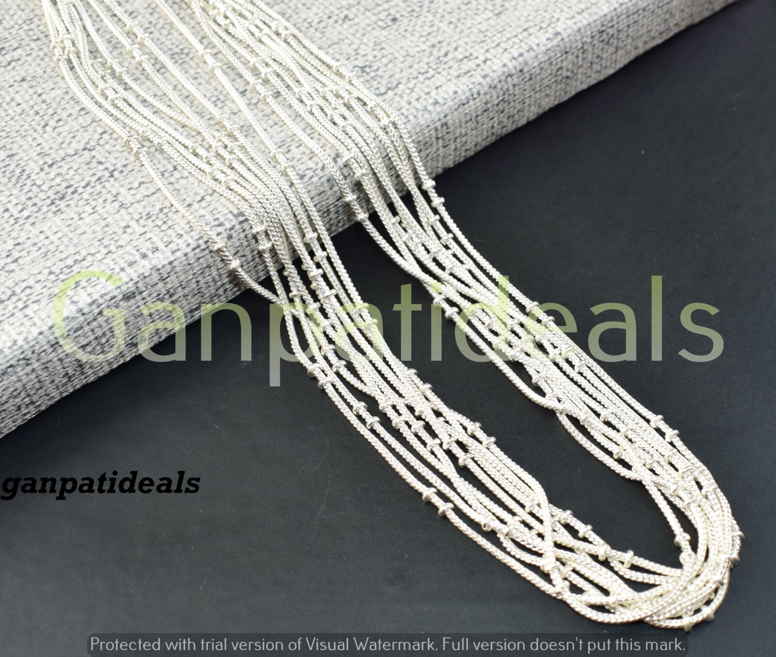 Upto 100pcs Necklace Pendant Chain 925 Silver Plated Polished Chain Necklace Lot