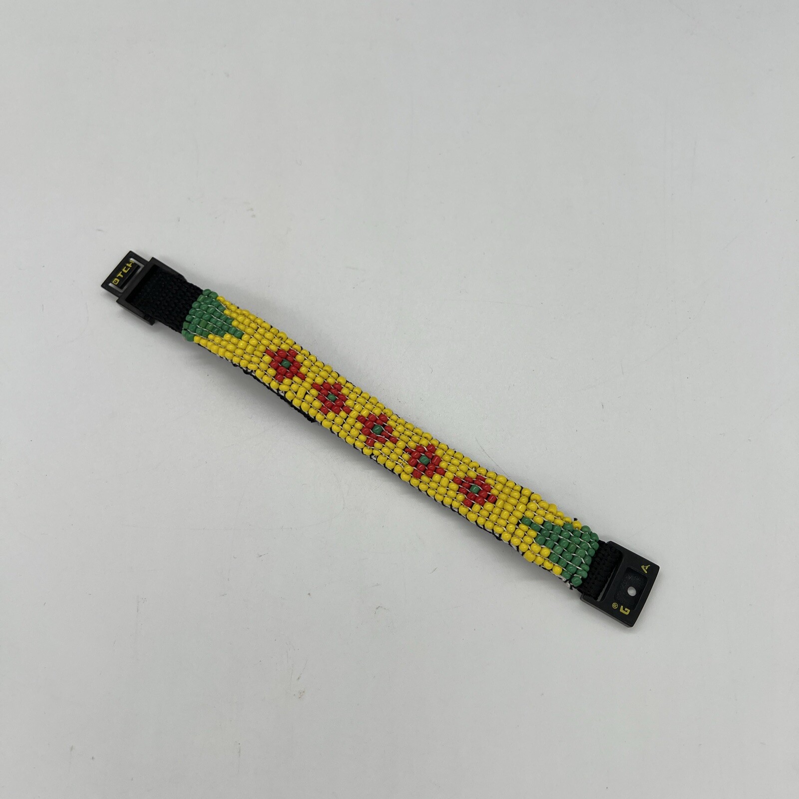 Gotcha Bracelet Adult Vtg 90s Surf Skate Braided Wrap Multi Color