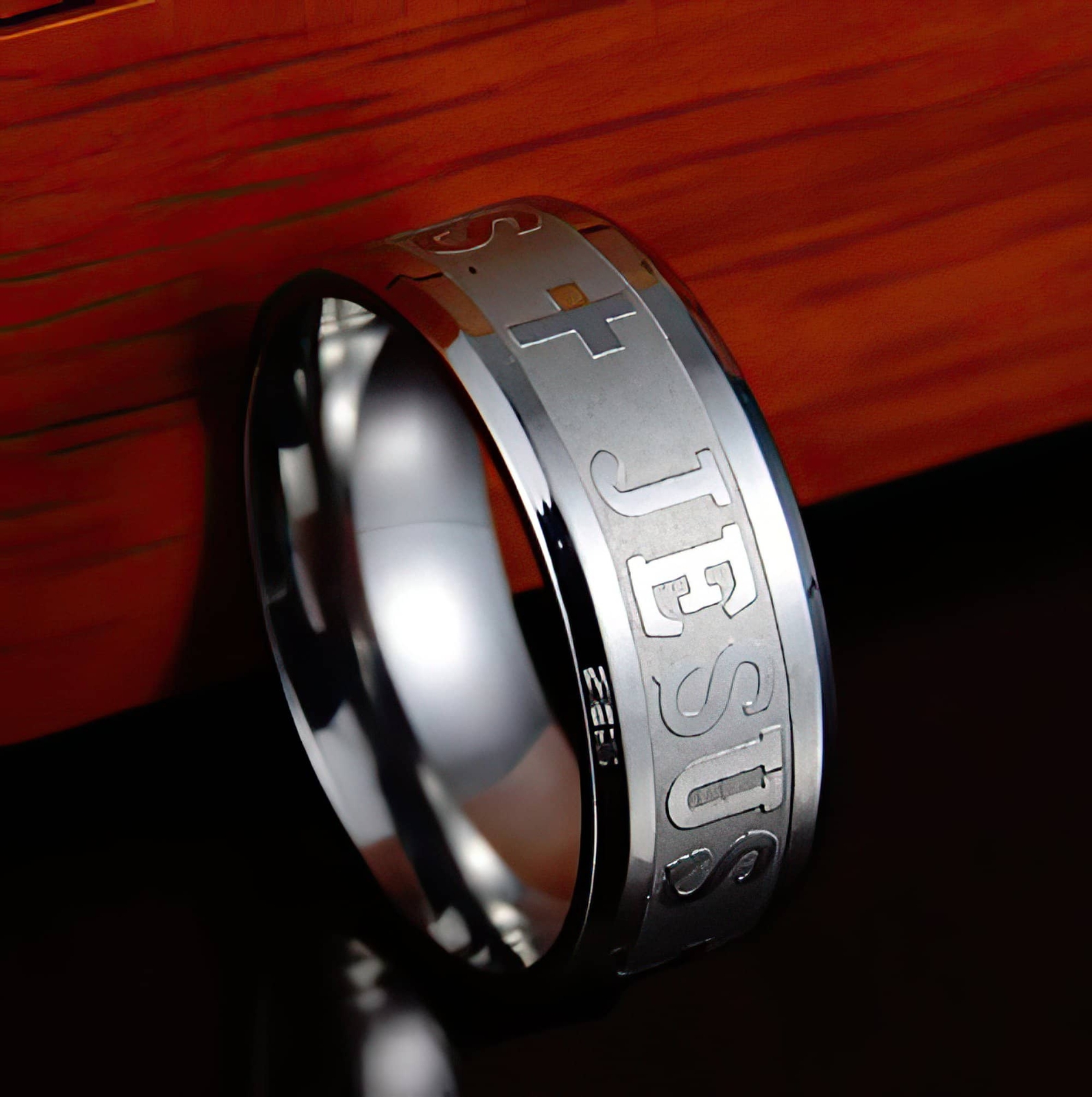 Jesus Stainless Steel Rings in 5 Styles Ships Free from the USA