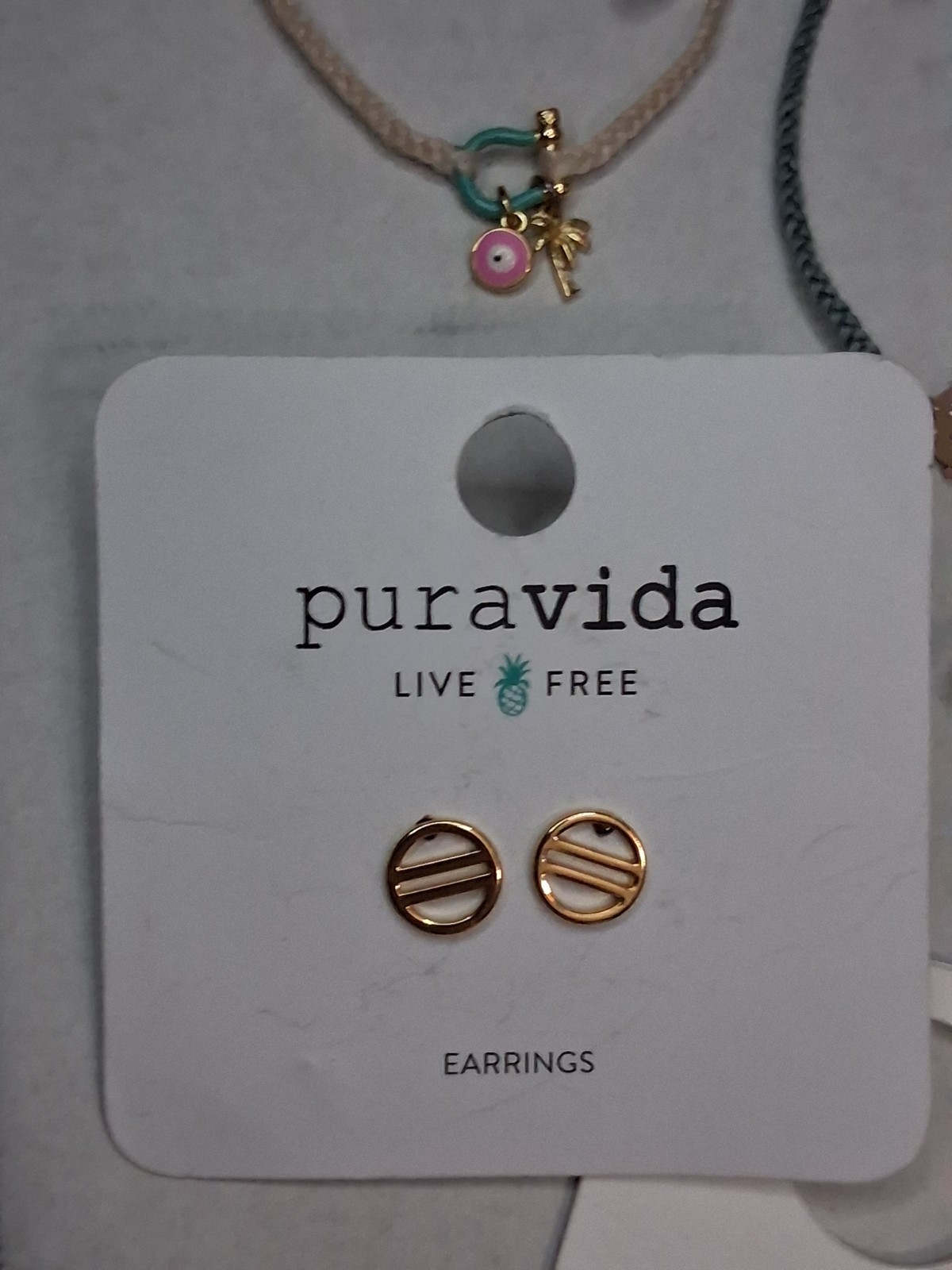Pura Vida Lot Of 5 Bracelets & 1 Earring- NWT! FLOWERS, GEODES, PALM TREE