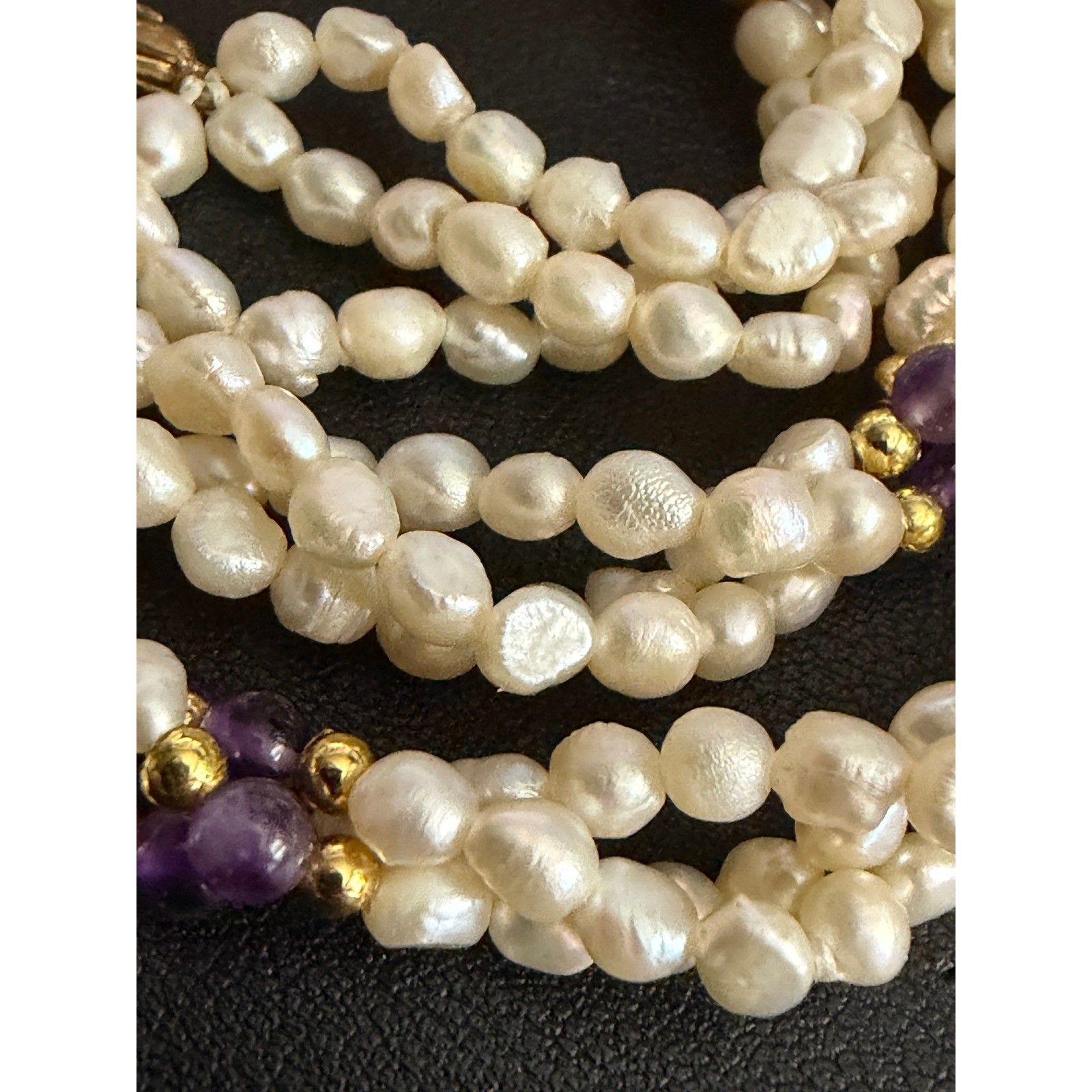 Pearl Amethyst Necklace