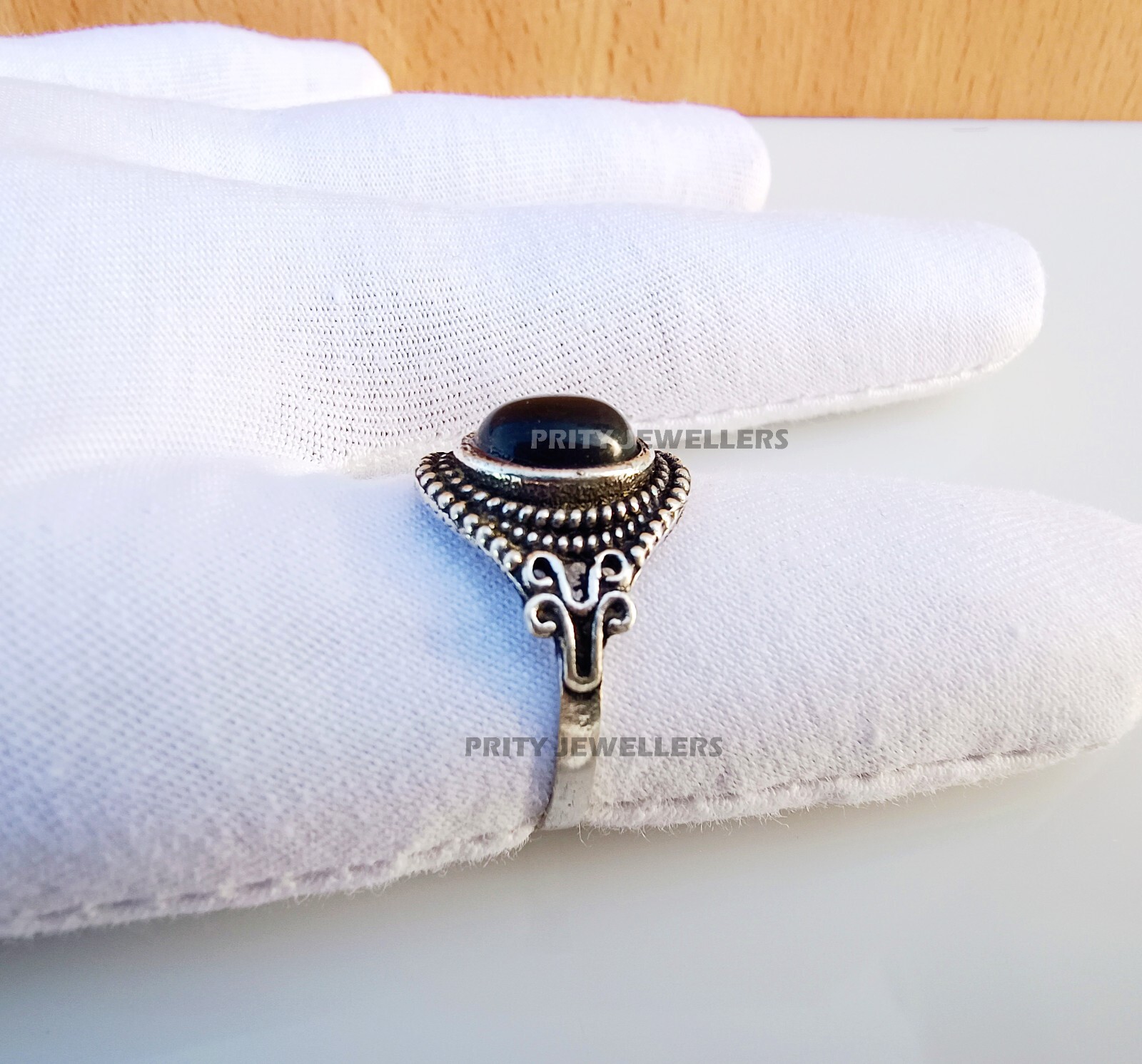Natural Amethyst Silver Plated Ring, Handmade Antique Ring, All Size Available