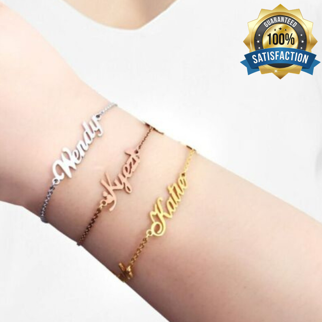 1-3 Names Bracelet Custom Family Personalized Triple Name Jewelry Women Gift