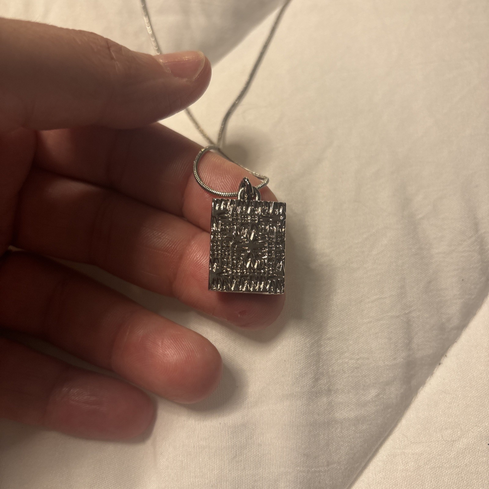 Lia Sophia Necklace Earrings Silver Tone