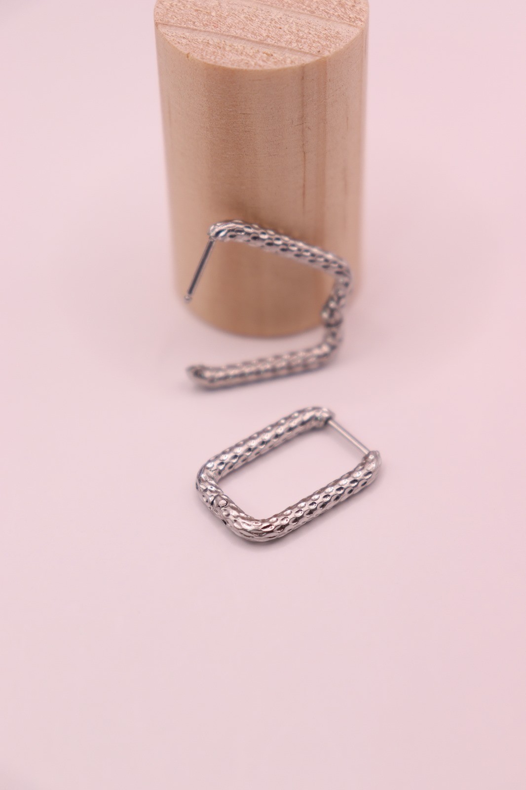 Stainless Steel Womens Earrings Attractive Silver Color Special Occasions Lovly