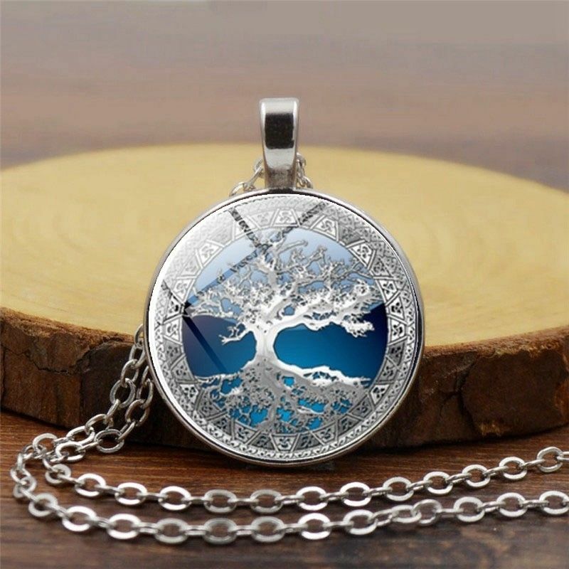 925 Sterling Silver Tree of Life Charms New Fashion Jewelry Pendant Necklace