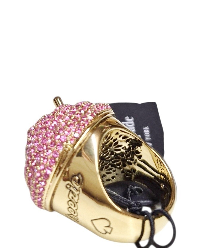 Kate Spade Fast Food Freezie Statement Ring Size 8 Pink Multi Brass KL504 New