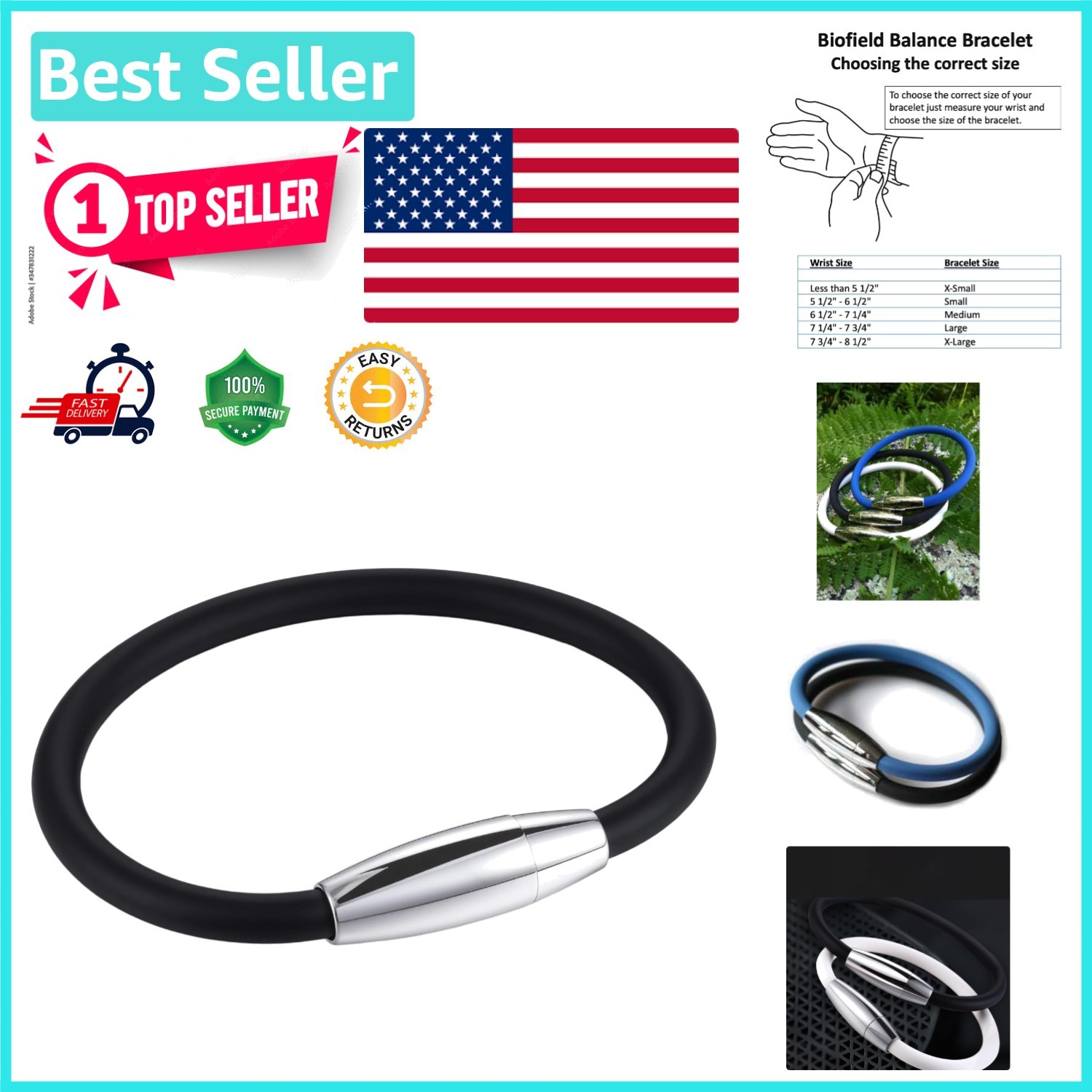 Lightweight Biofield Vertigo Relief Bracelet – Increases Energy & Mental Clarity