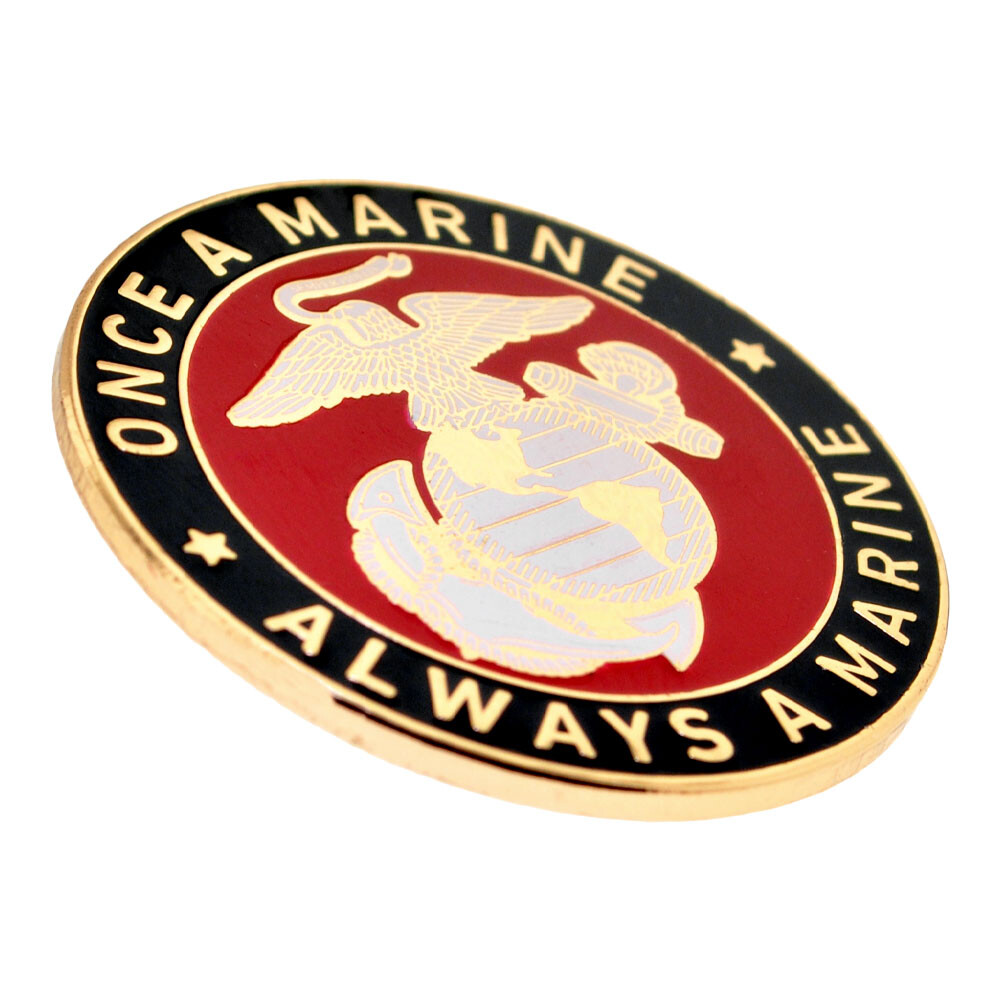 PinMart Officially Licensed U.S.M.C. Once a Marine Pin