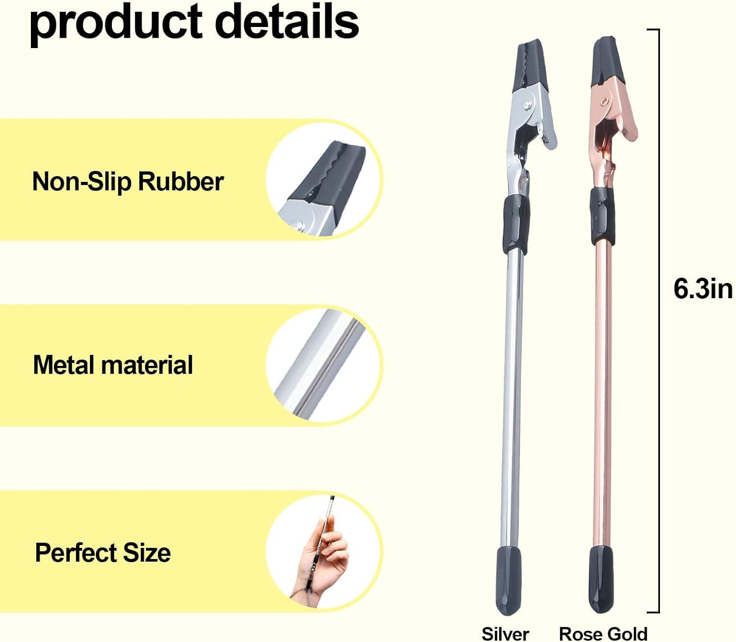 Bracelet Helper Tool,Bracelet Helper with Non-Slip Rubber Grips for Necklace Bra