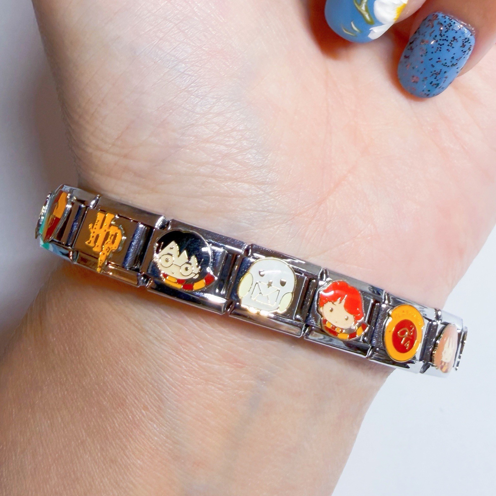 Cartoon Italian bracelet compatible with all designs Italian charm bracelet