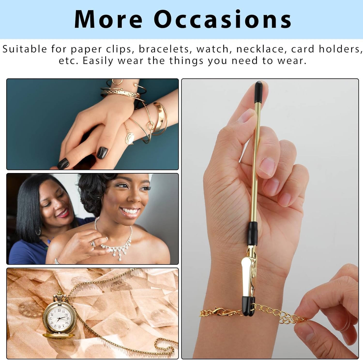 3Pcs Bracelet Helper – Fastener Jewelry Assistance Tool for Bracelet, Necklac…