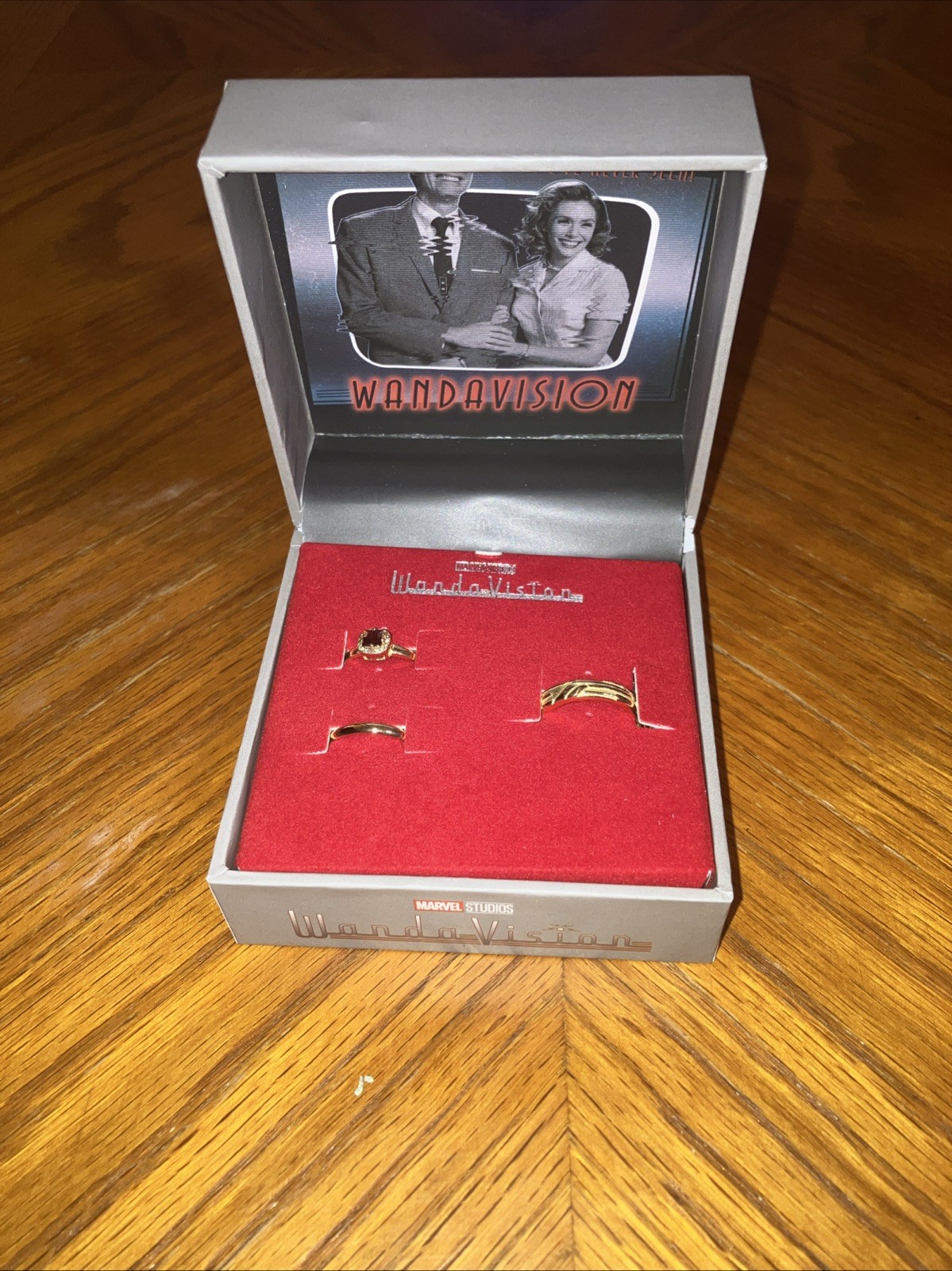 Wandavision Wedding Rings 3 Piece Jewelry Set Entertainment Earth