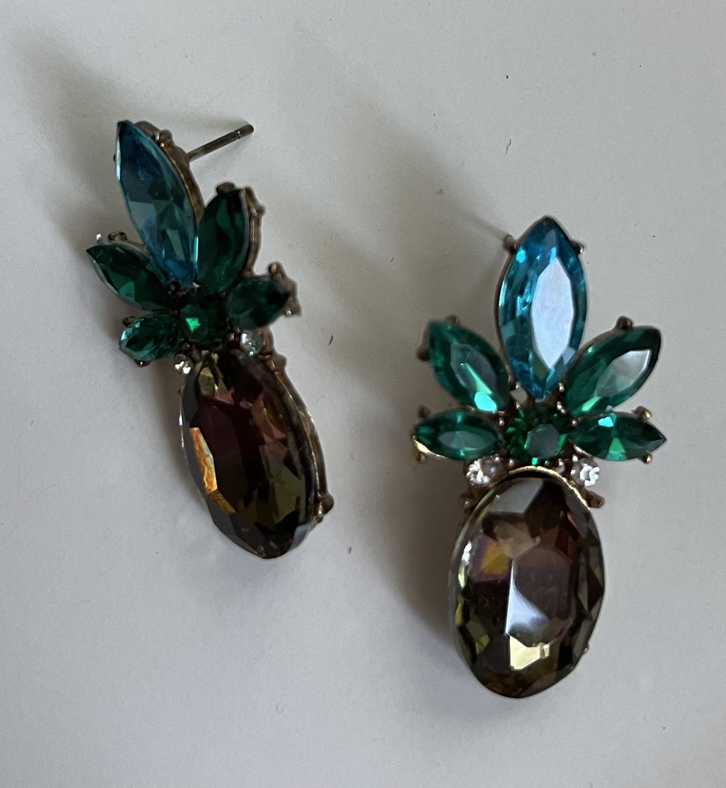 Faux Pineapple Earrings