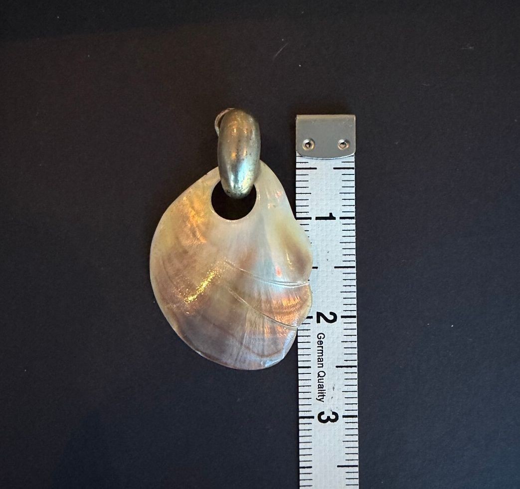 Vintage Iridescent Mother of Pearl Shell Earrings