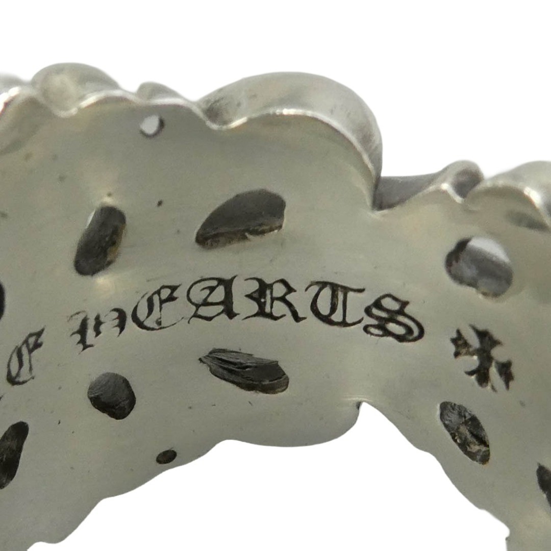 Chrome Hearts (originally made) Invoice Attached DBL FLRL CRS Double Used LIFE-0