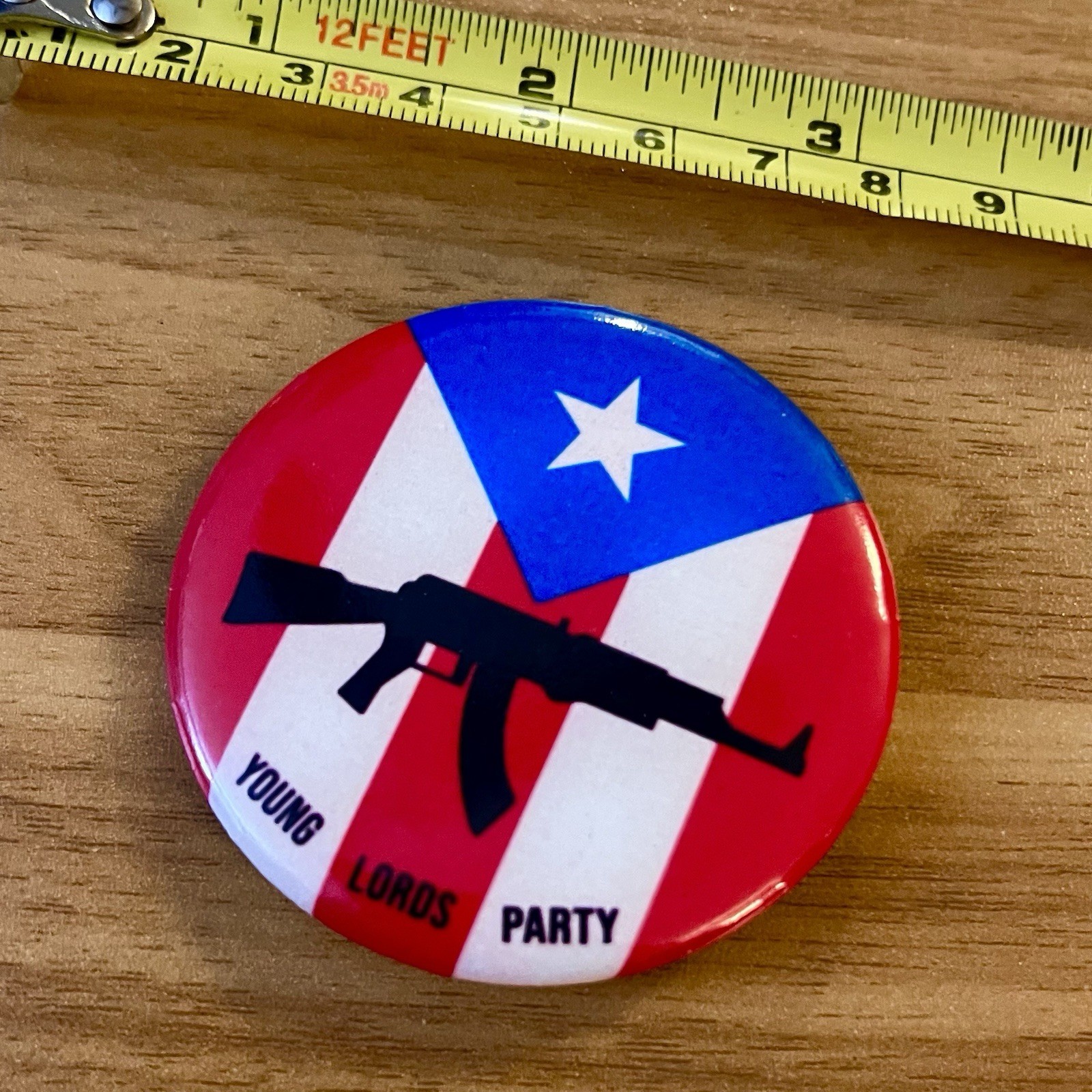 Puerto Rican Young Lords Party 2.25 Inch Button