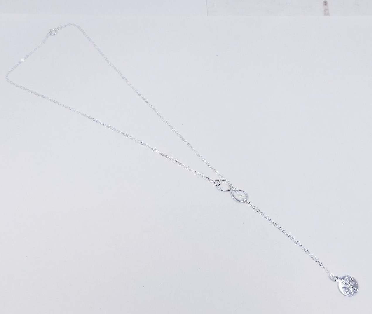 Sterling Silver Compass Necklace