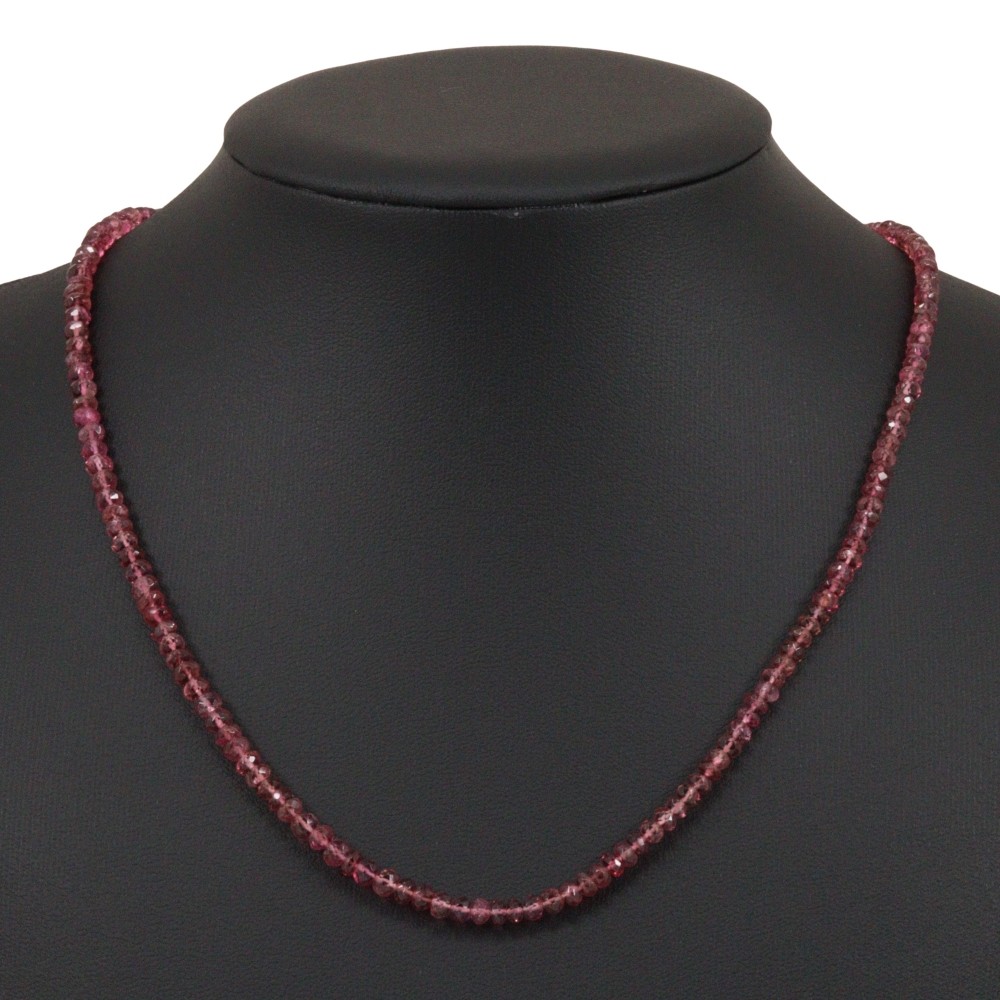 Necklace pink K18 yellow gold/Ruby 10.2g Women