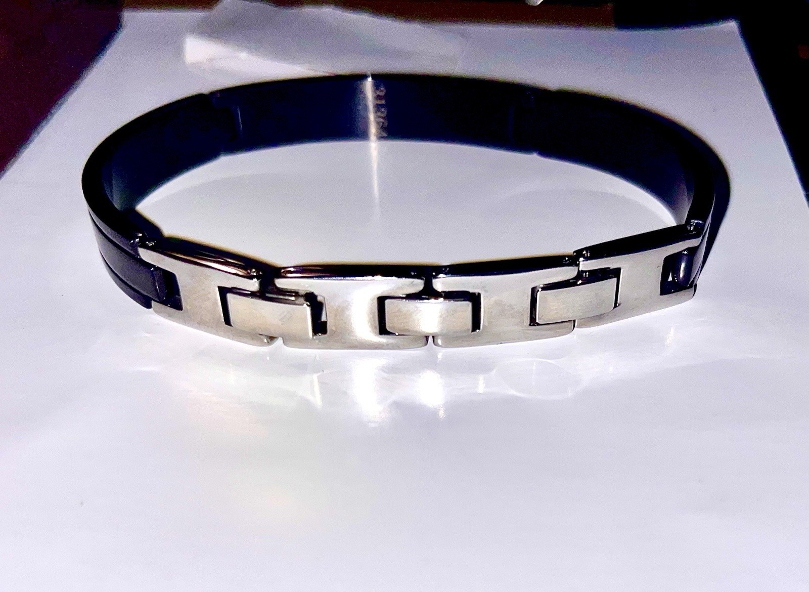 TED WILLIAMS•G/U-Bat/Jsy 10mm SS Bracelet•Ex Rare•2011 Relic Wear•Case+SEE PICS+