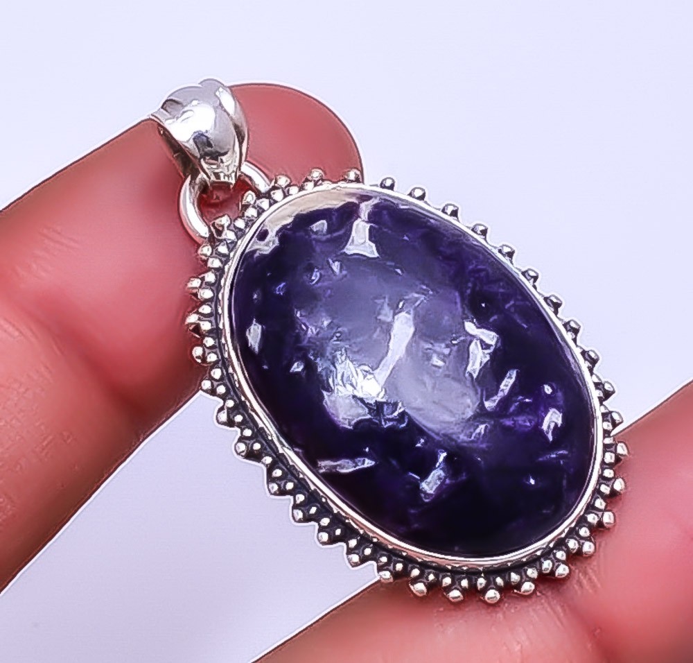 Lepidolite – San Diego 925 Sterling Silver Jewelry Pendant 1.72″ P_9359_148_16