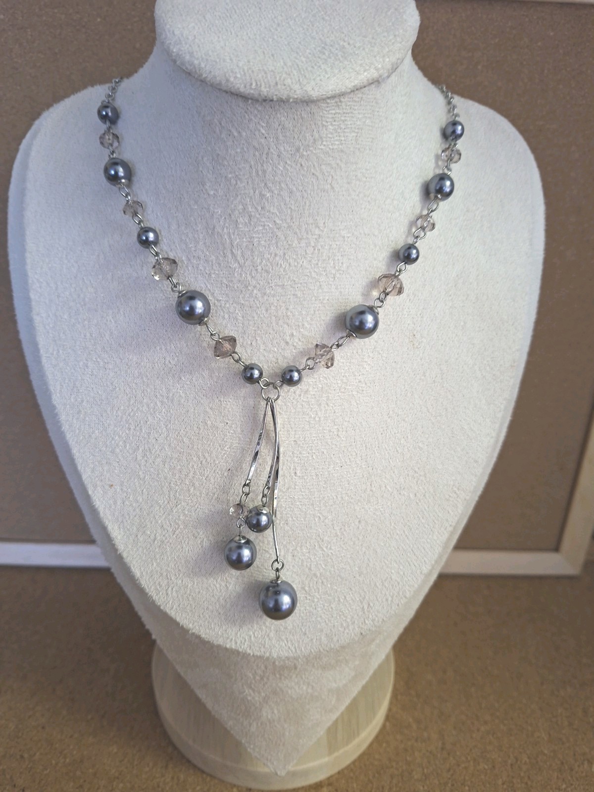 Belle Bijoux Necklace And Matching Earrings With Origional Box