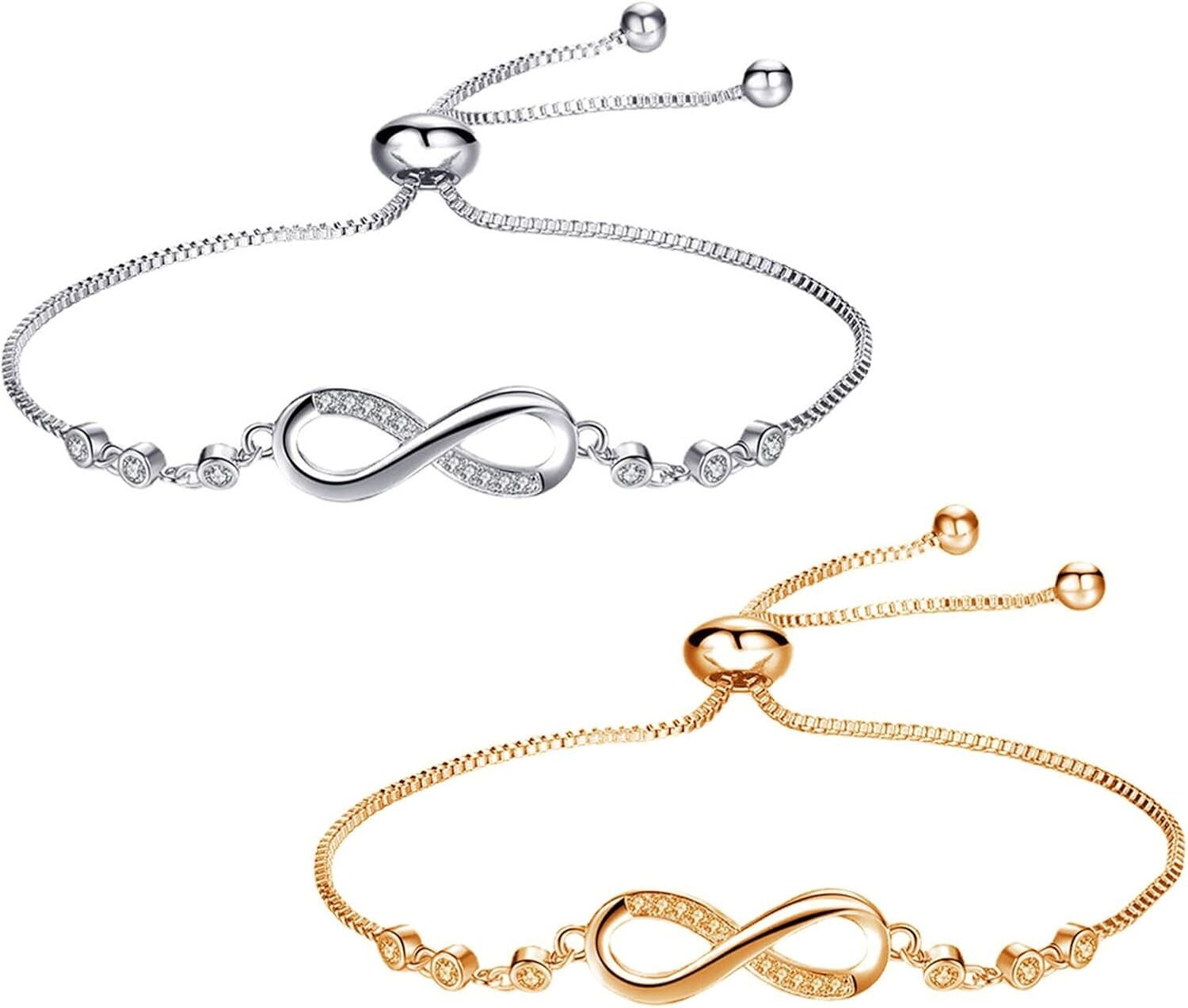Shield-Maiden Infinity Bracelet for Viking Wife Women Norse Jewelry Always Love