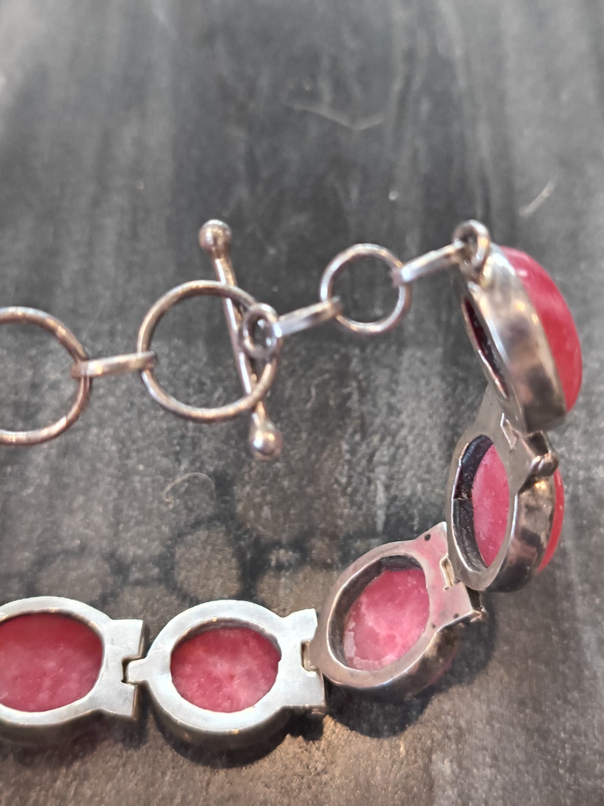 Vintage Rhodochrosite Bracelet