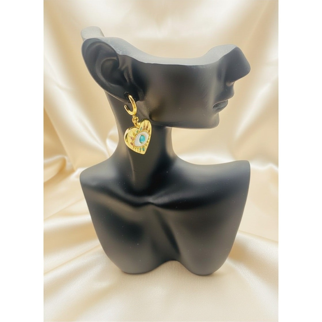 Kate Spade New York Evil Eye Huggie Drop Earrings