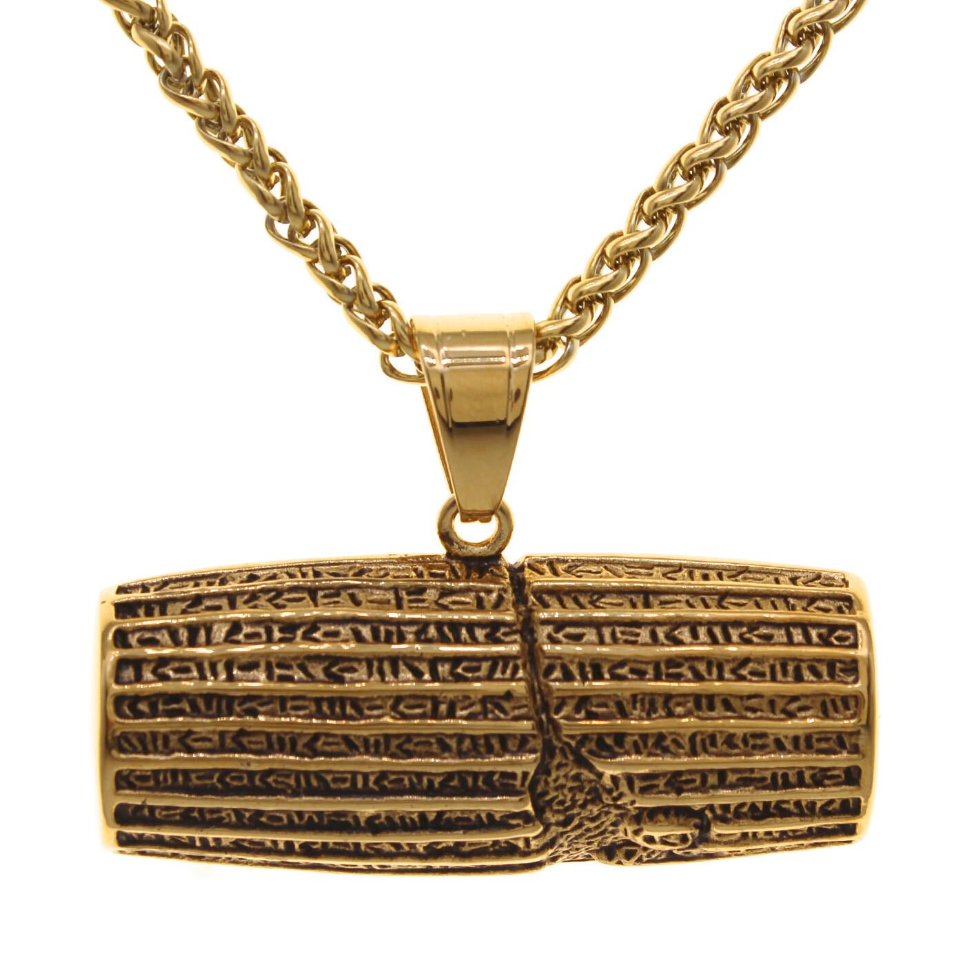Iranian Persian Cyrus The Great Human Right Cylinder Necklace Chain