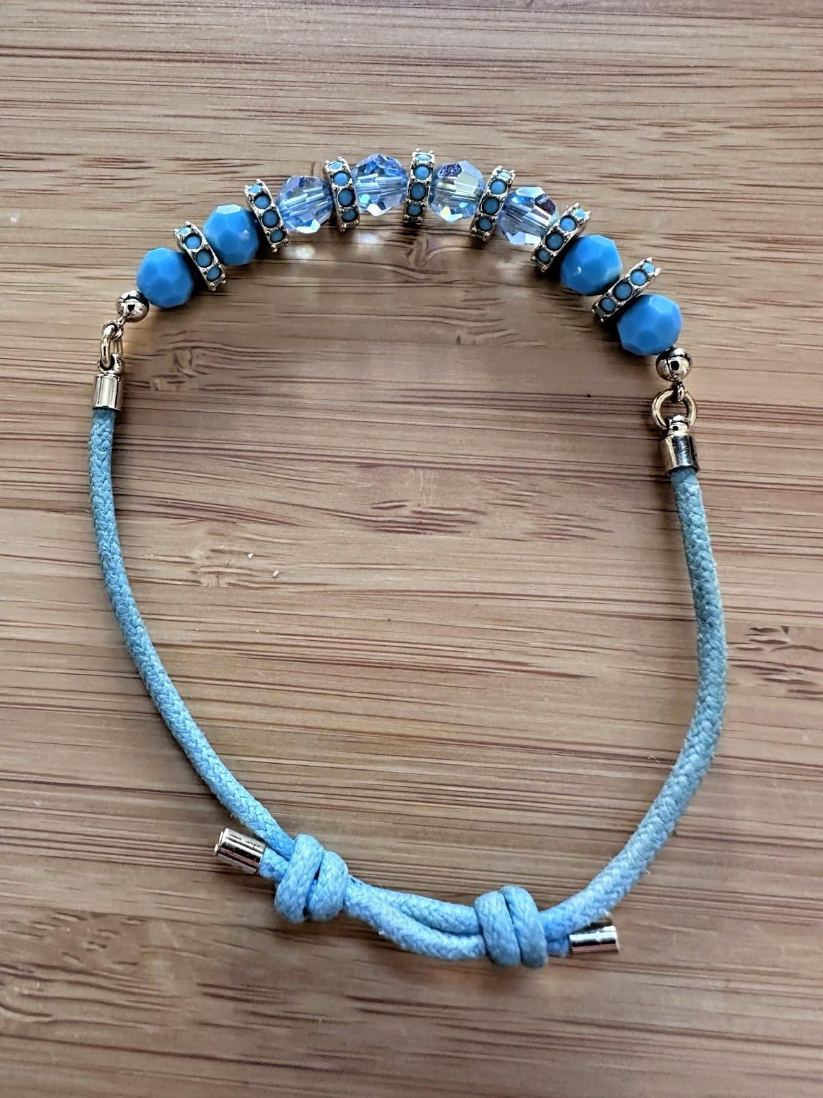 Swarovski Polly Bracelet Aqua 20CM #5000815 Indicolite Blue Opal Stackable