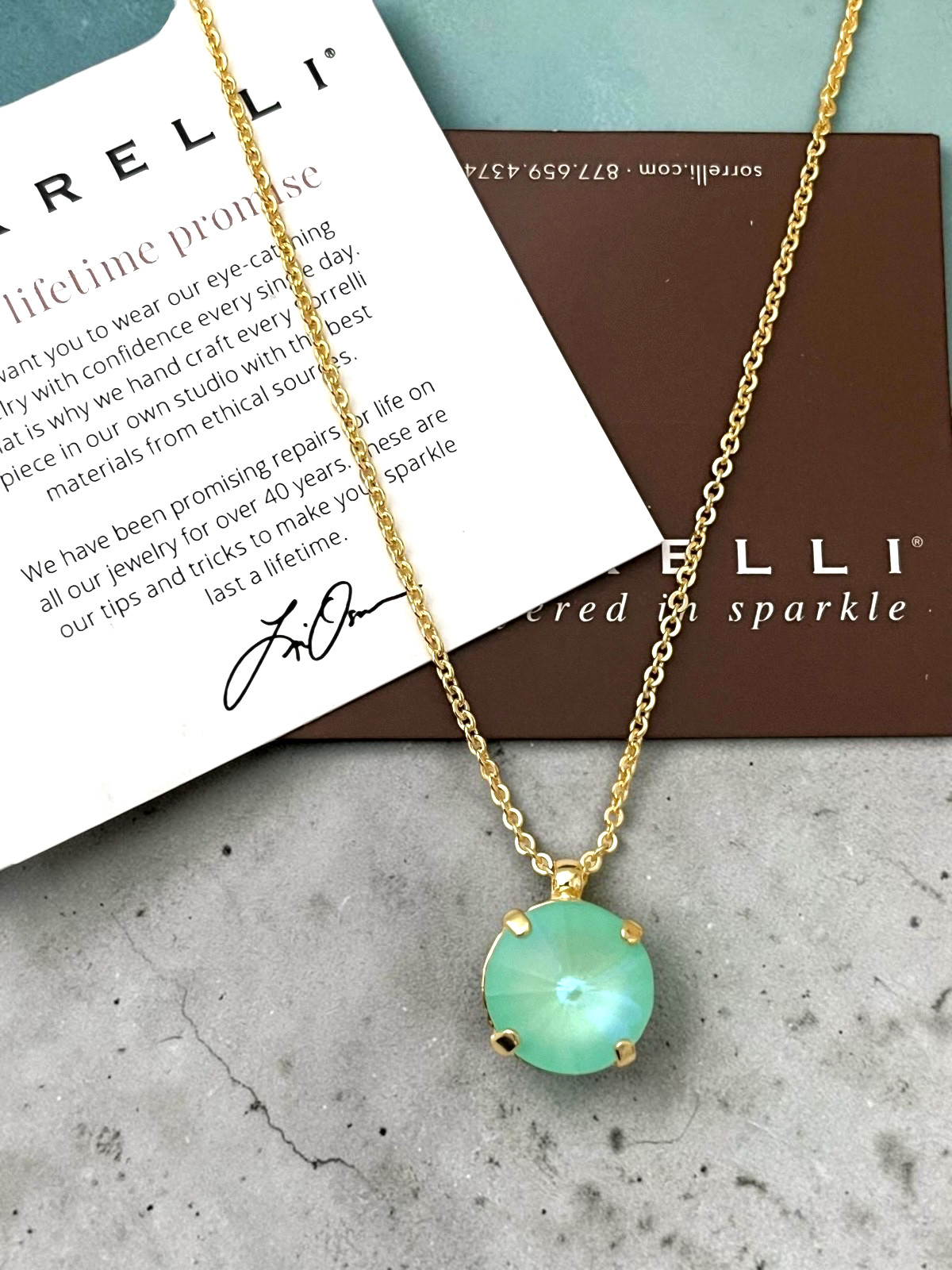 Mint Delite Collection Pendant Necklace By Sorrelli, Everyday, Casual Chic