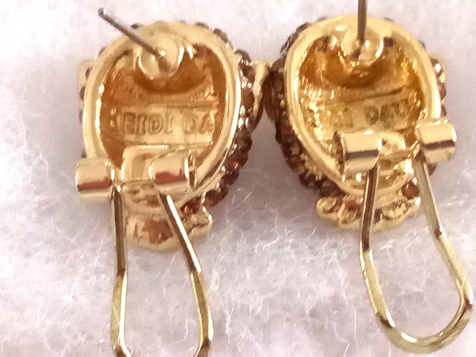 HEIDI DAUS “Critter Crazy” (MONKEY) Omega-Back (Pierced) Earrings ($69.95)