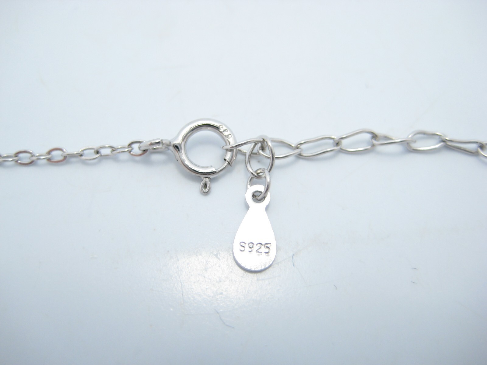 Sterling Silver 0.5mm Cross Charm Chain Link Bracelet Or Anklet 10″