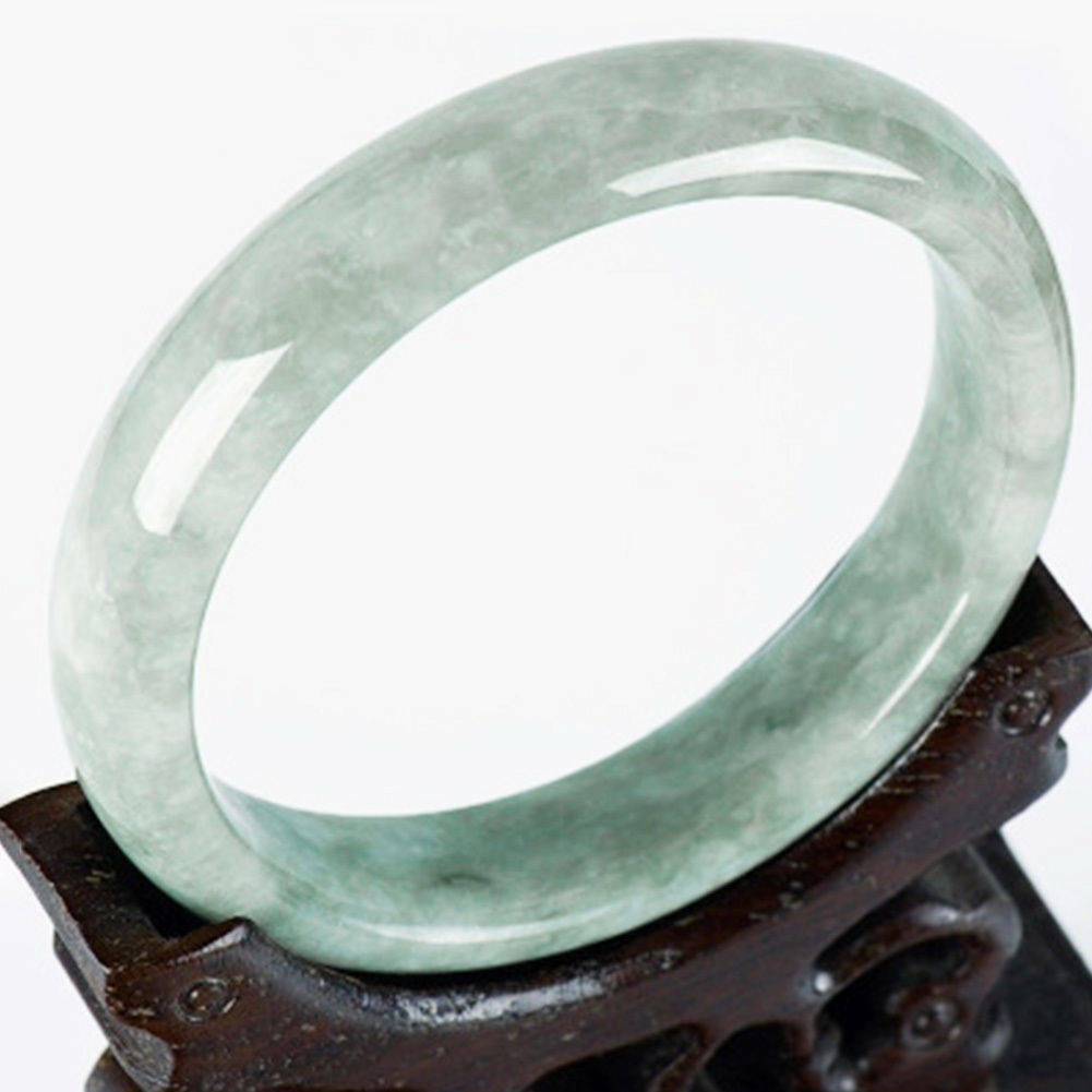 10% OFF on Sales) 54-65 mm Certified Natural Jadeite Emerald Jade Carved Bangle
