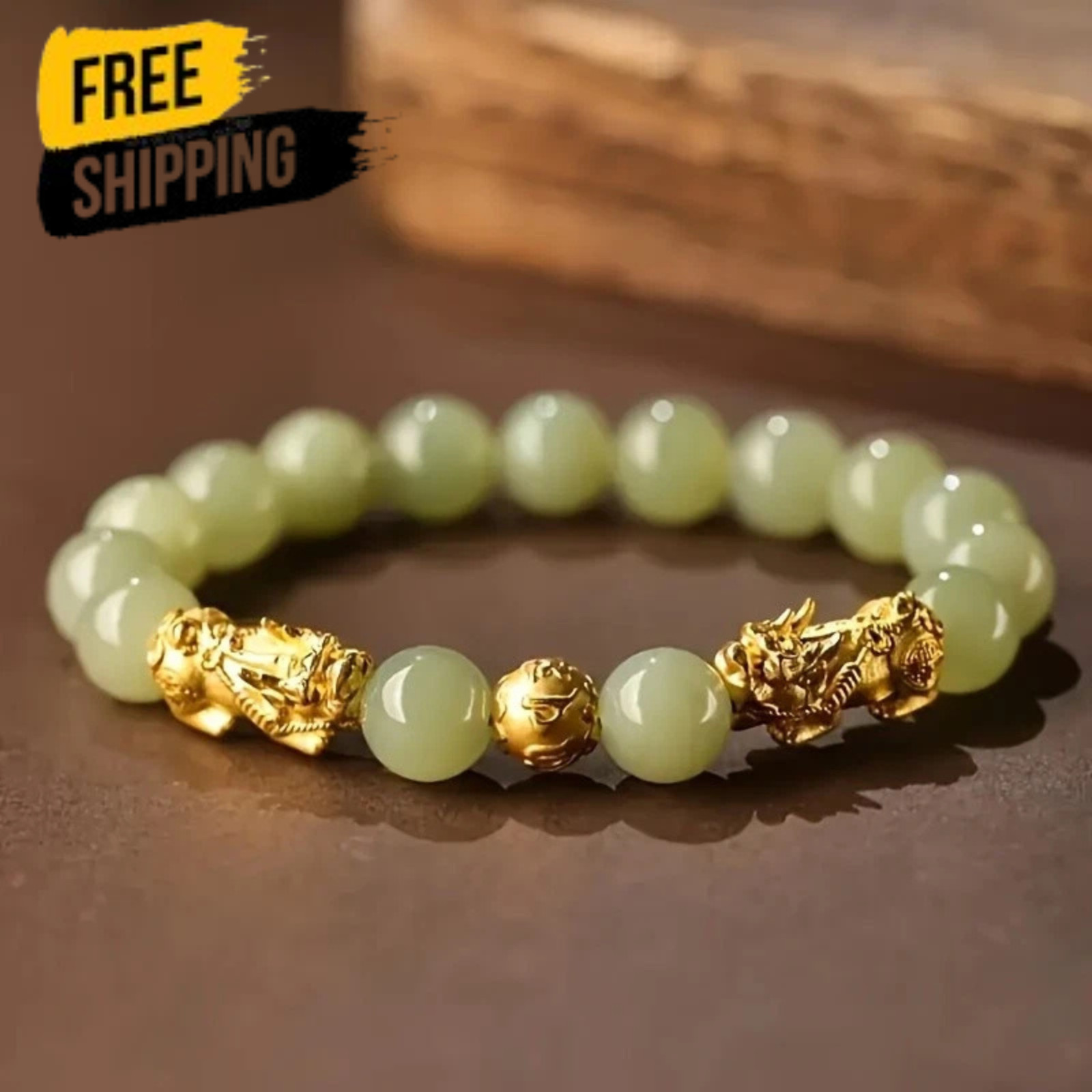 Prosperity Pixiu Hand Chain & Lucky Crystal Bracelet Jewelry Gift