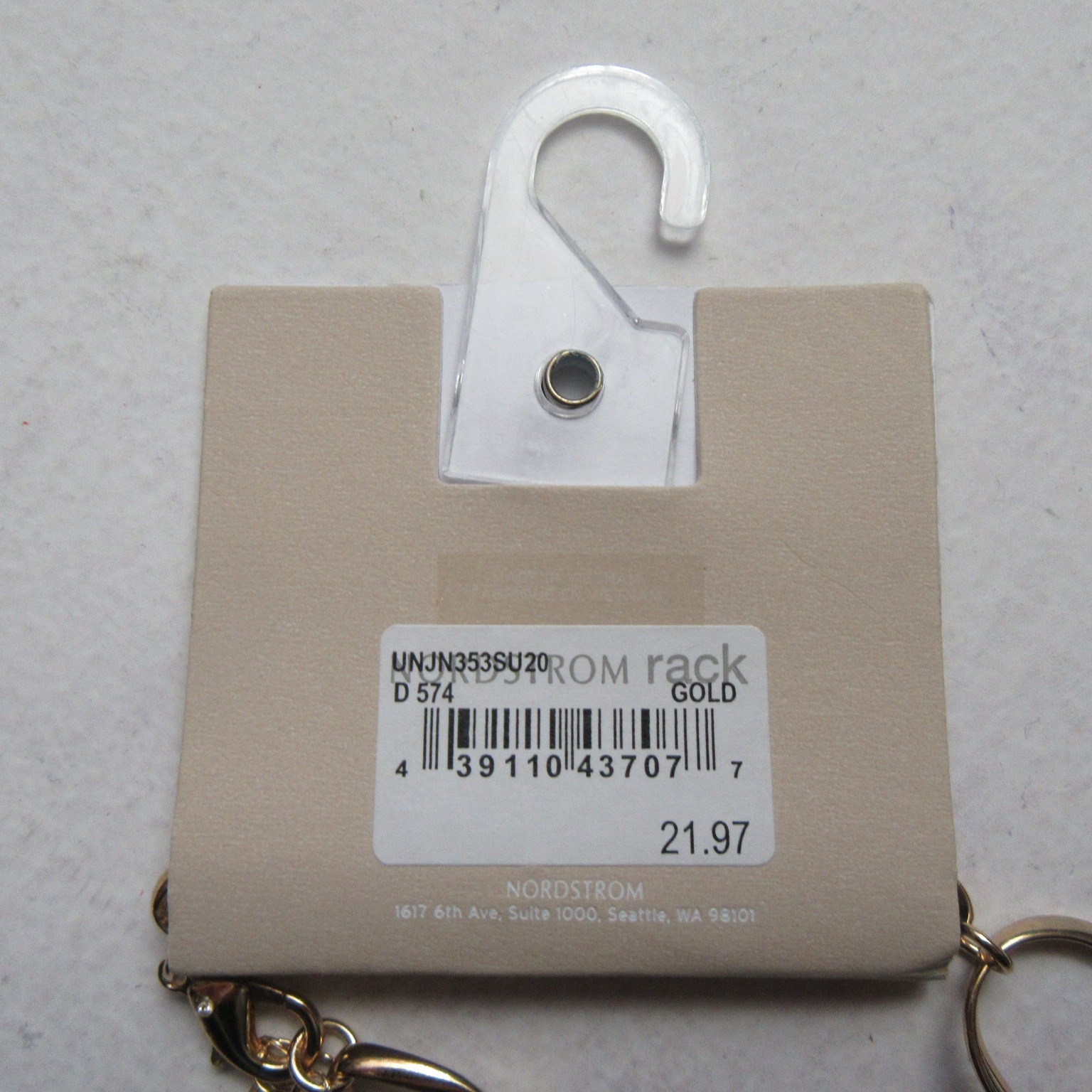 14th & Union Nickel Free Long Necklace Oval Twist Linked 34″ L Gold