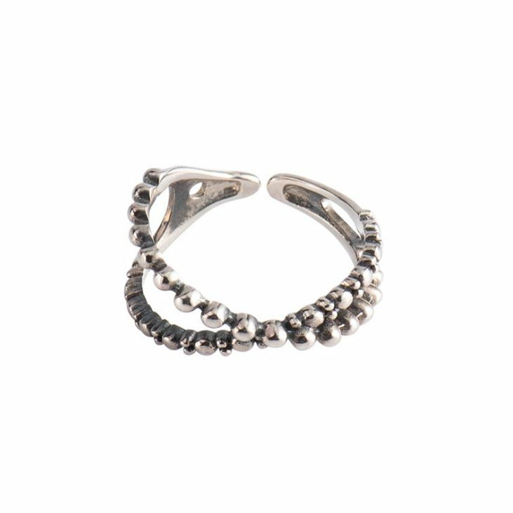 S925 Sterling Silver TOE Ring Adjustable Open MIDI Knuckle Top Finger US SELLER