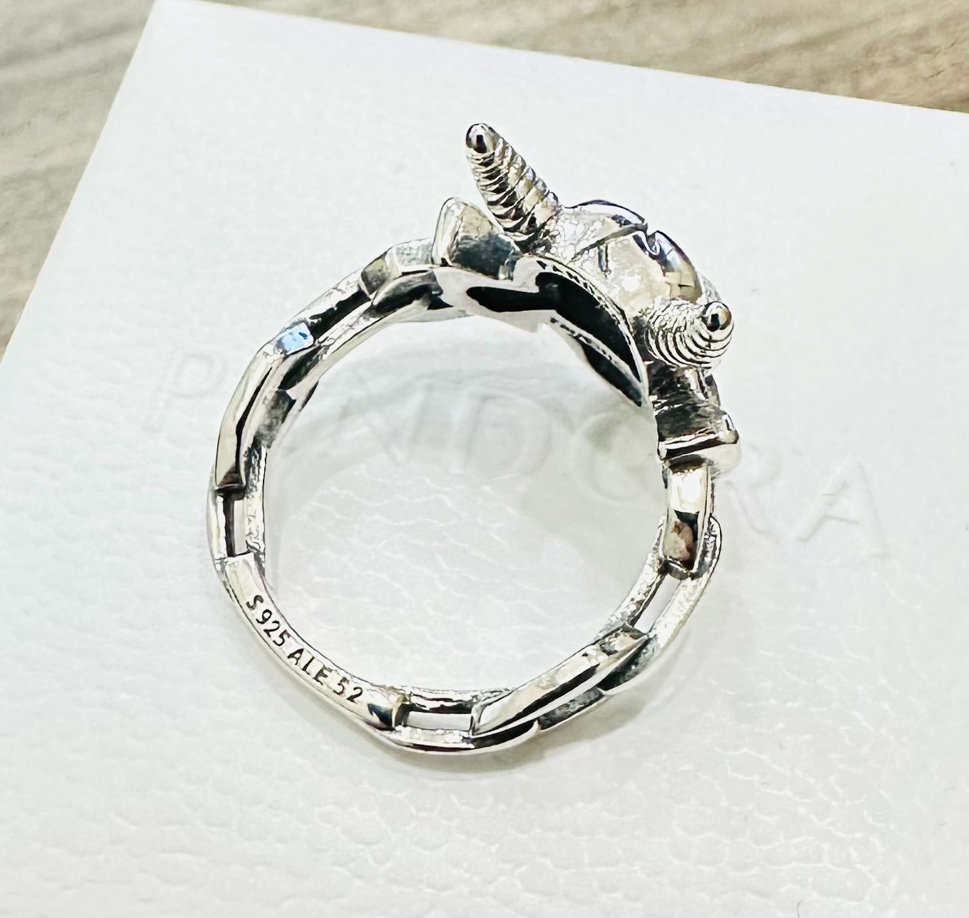 Pandora Stranger Things Hellfire Club Ring #193569C00 +FREE BOX + POLISH CLOTH