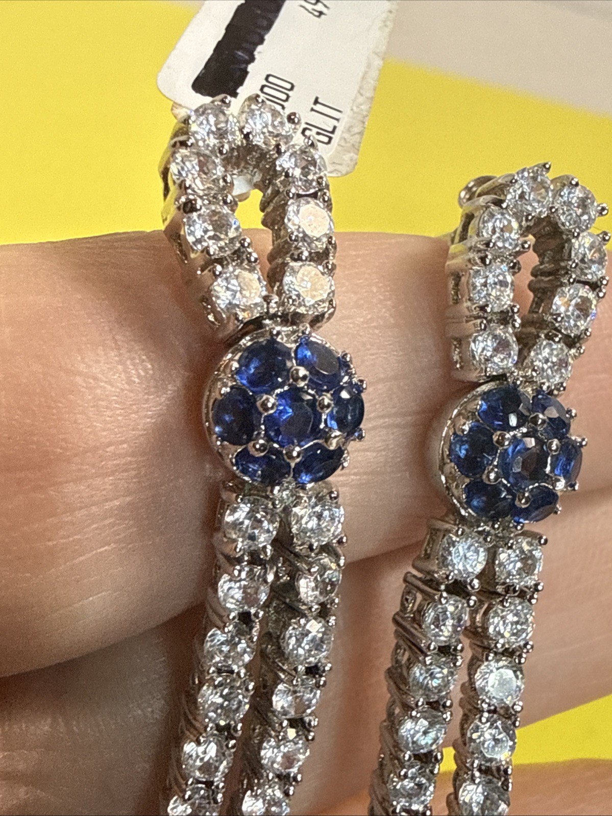 Long Beautiful Earrings For Special Occasions. New With Tag 2 3/4” Sparkle