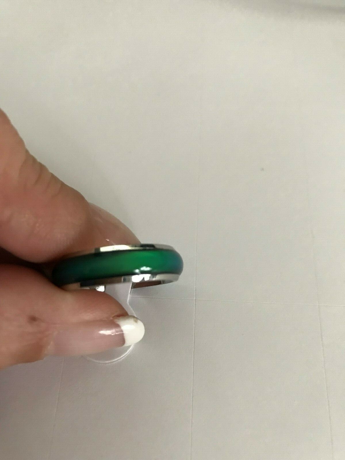 RETRO Mood Ring CHANGES Color with your Emotion :) in Stainless Steel