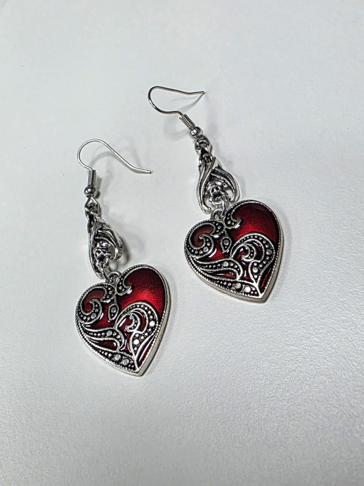 Women’s necklace with a blue crystal heart-shaped Tree of Life pendant