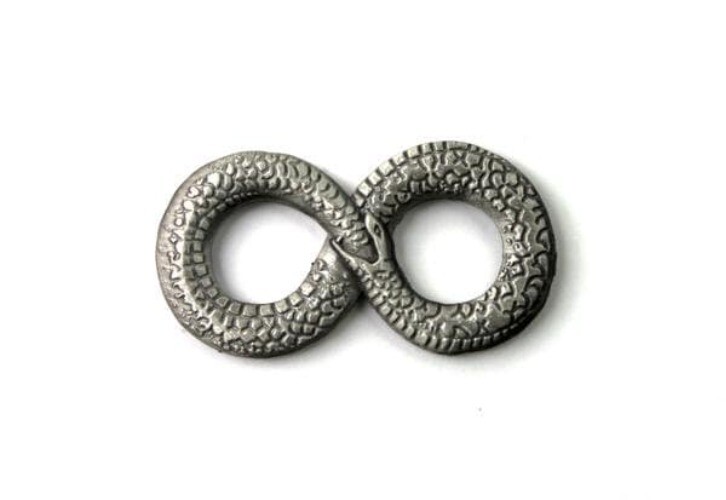 Snake pin The Ouroboros Hat Pin, Lizard Lapel