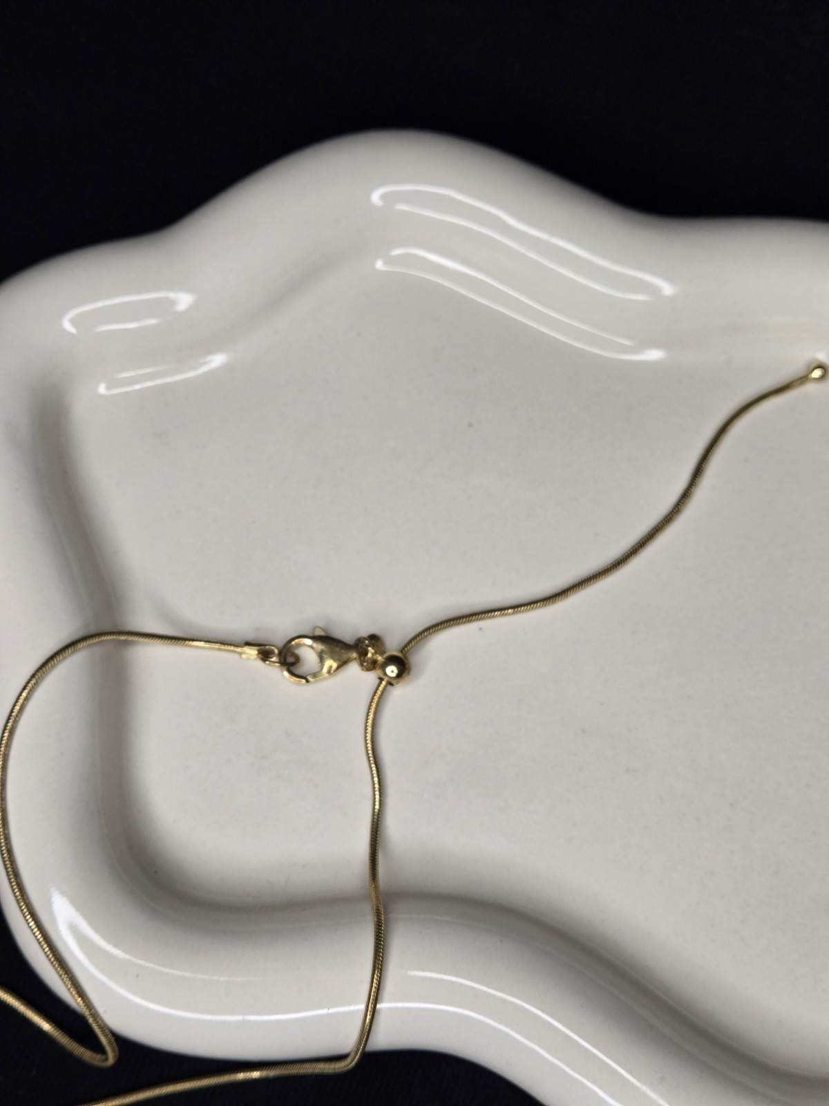 ITAOR Italian Coin Pendant Necklace Gold Tone Adjustable Snake Chain