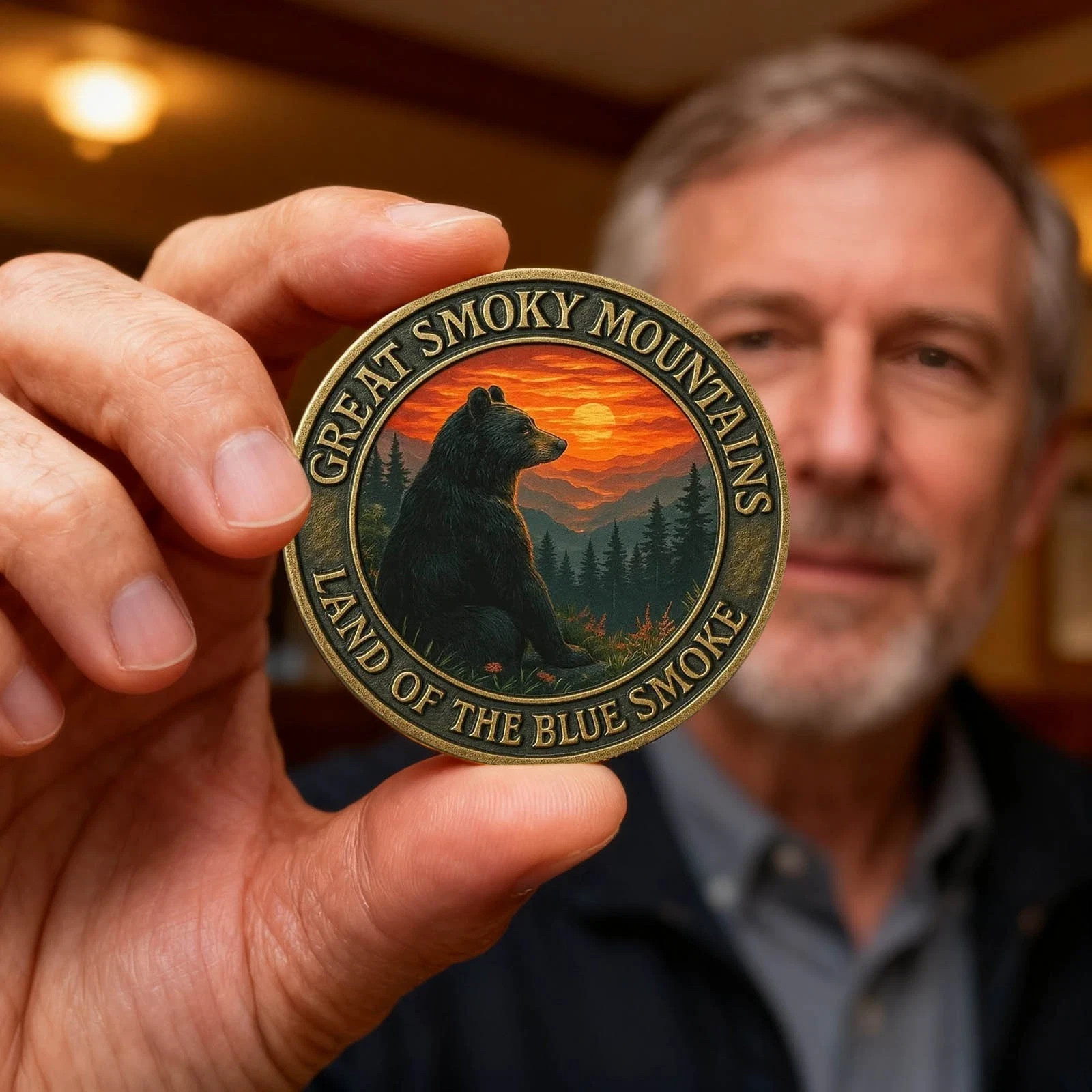Limited Edition National Park Commemorative Coin: Bear