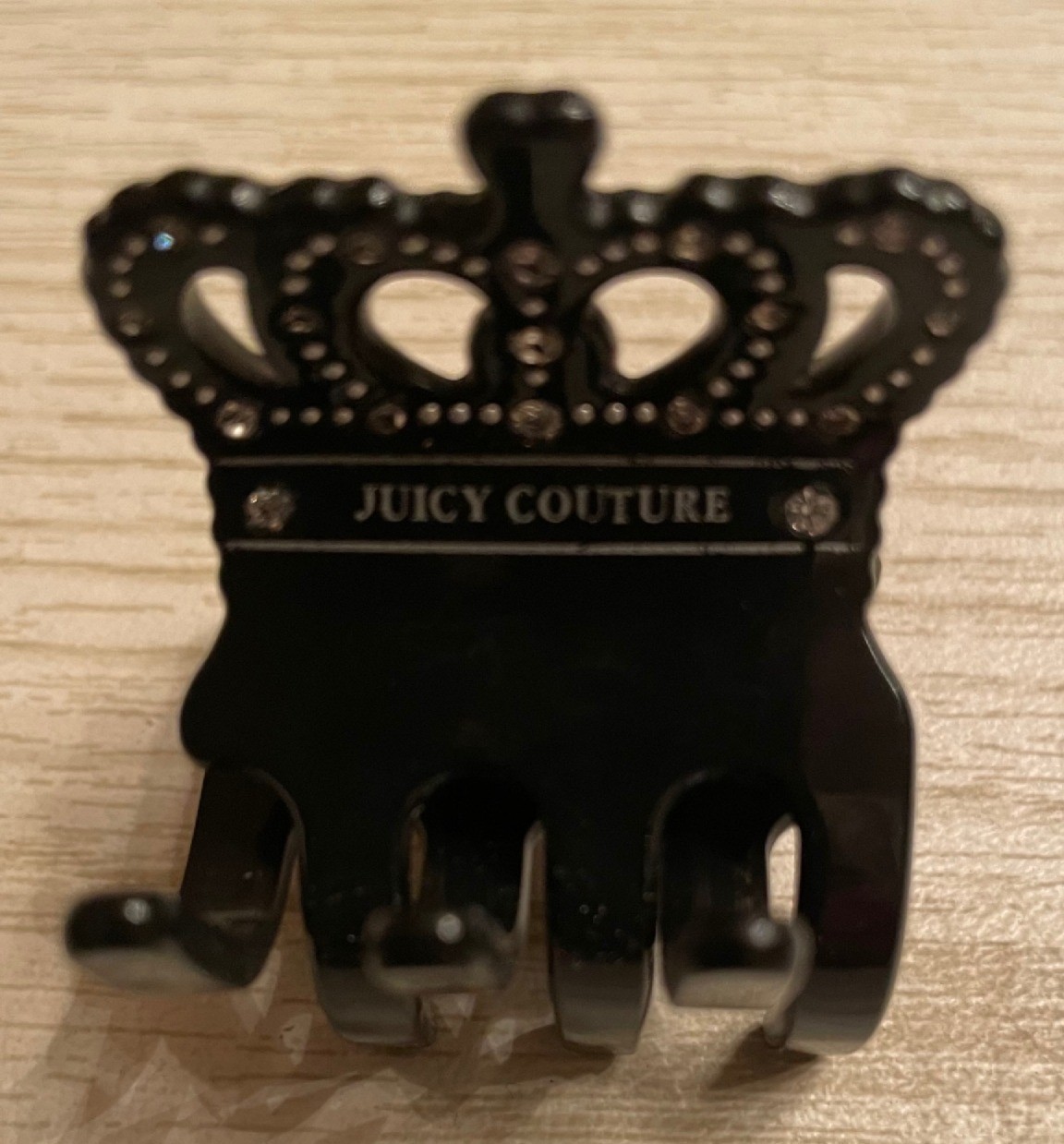 Vintage Y2K Juicy Couture Accessories: Charm Necklace, Earrings, Hair Claw Clip