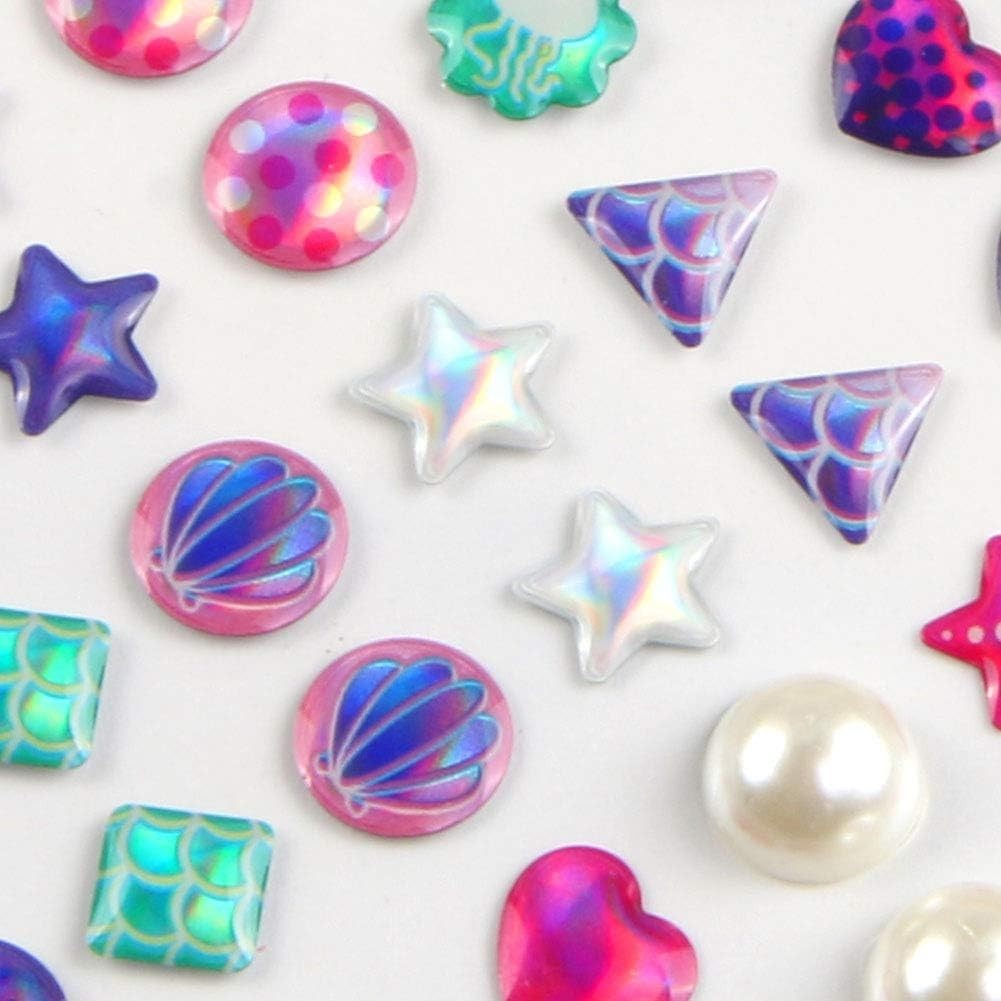 Colorful Self-Adhesive 240-Piece Sticker Earrings – Perfect for Kids Parties
