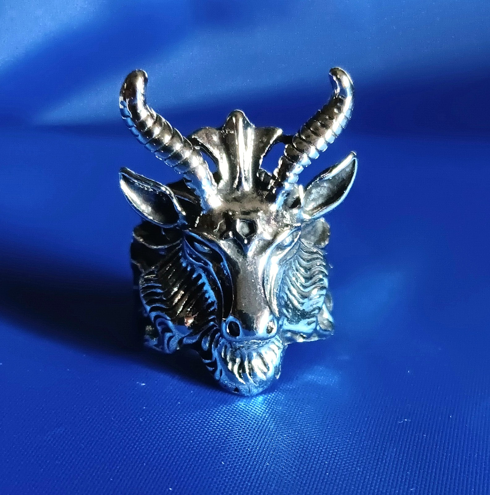 Adjustable Rings Baphomet/Skull/Ganesha/Cernunnos/Spider/St Michael Necklace