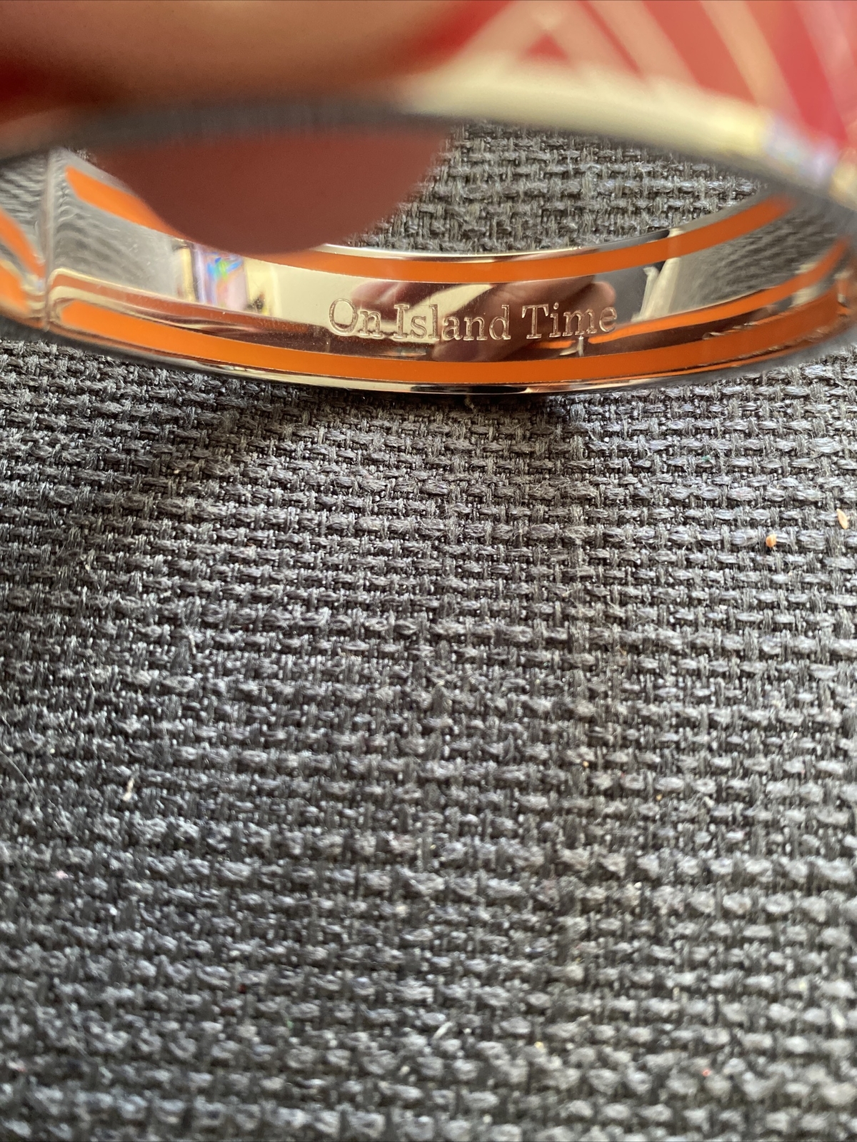 New Without Tags Tommy Bahama Bangle Bracelet Pink Tones Silver On Island Time