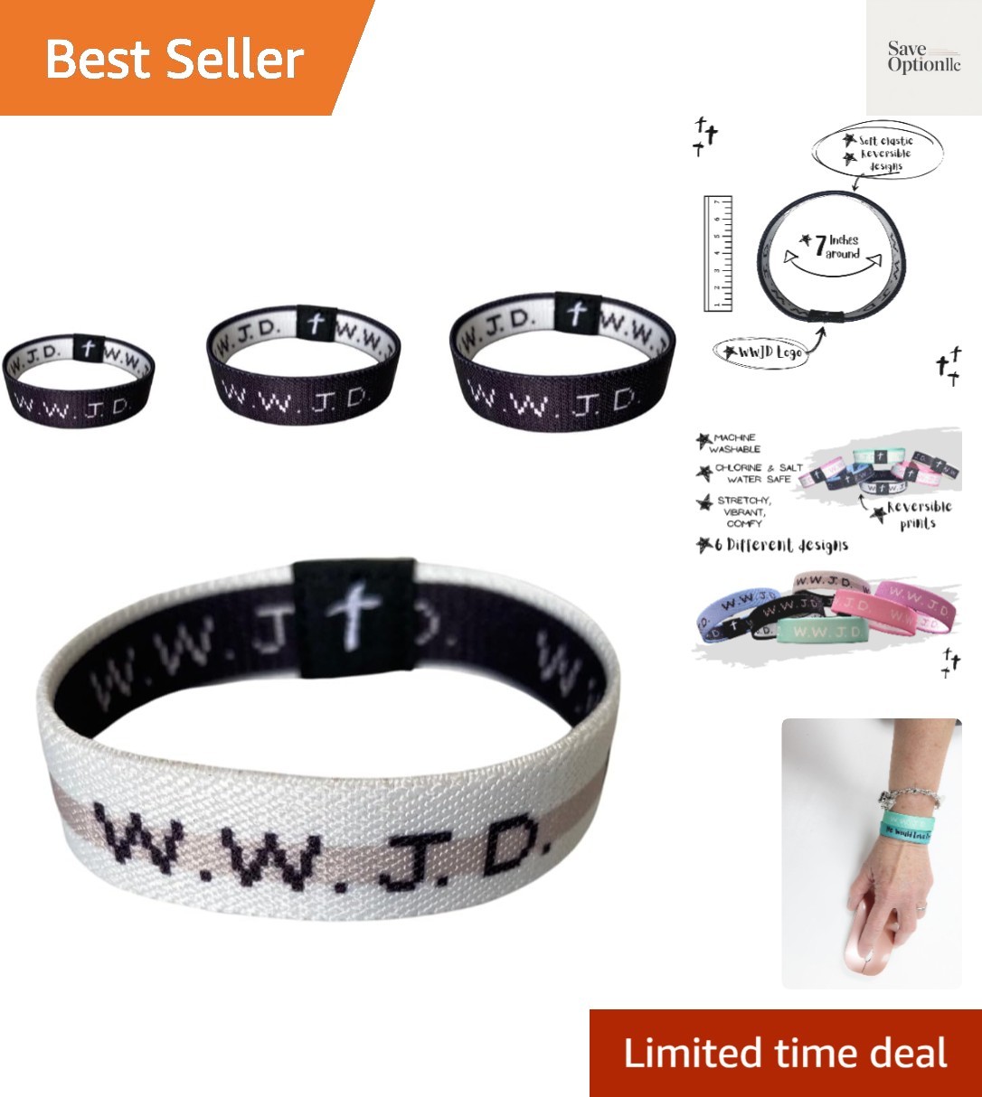 WWJD Bracelets – Elastic Bands Collection